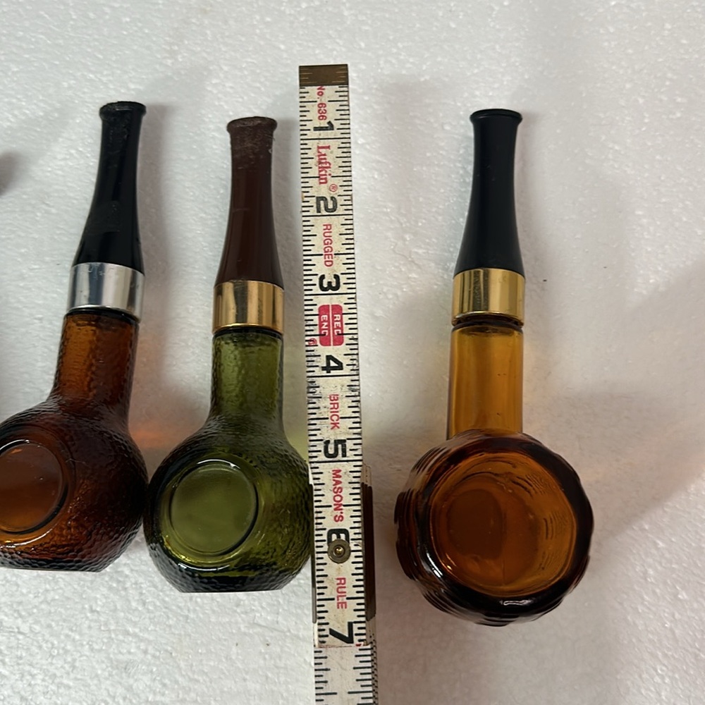 Vintage (4) Pipes Cologne Bottle‎ Empty Decanter Avon 1 Sherlock Holmes Bulldog - Picture 5 of 13